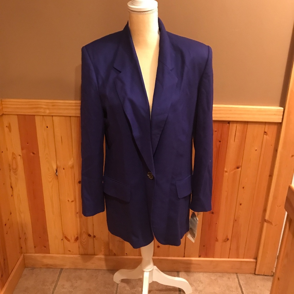 MISS PENDLETON NWT purple skirt suit size 8